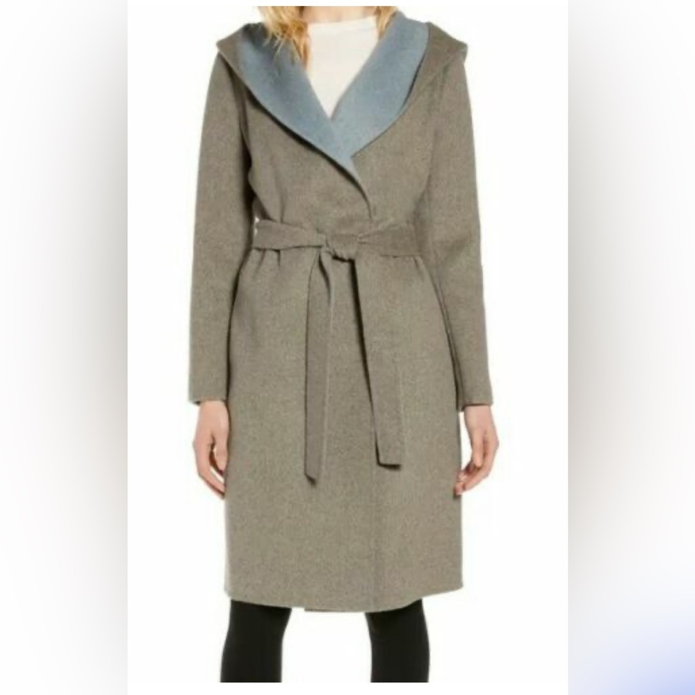 Sam Edelman wool blend wrap coat